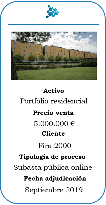 Subasta portfolio residencial en L' Hospitalet de Llobregat 
