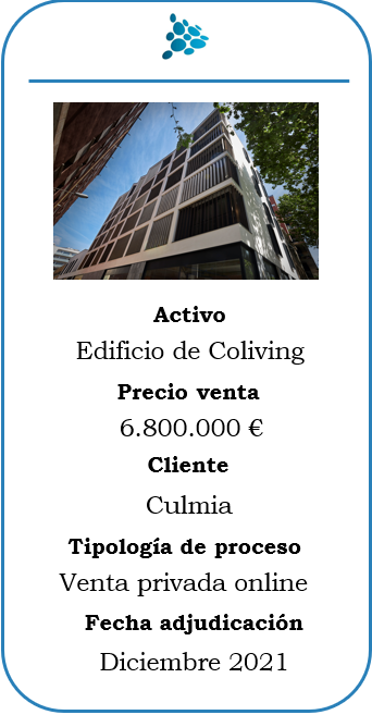 Venta privada edificio de coliving en Barcelona