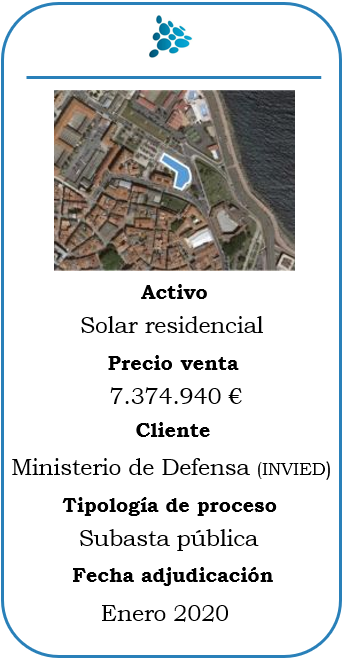 Subasta de solar residencial en A Coruña