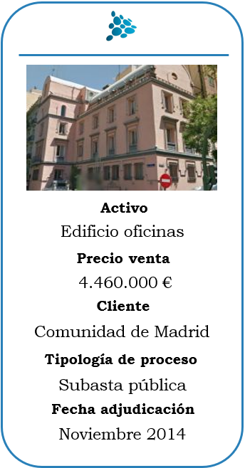 Subasta edificio oficinas en Madrid