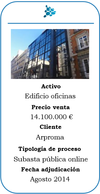 Subasta edificio oficinas en Madrid 