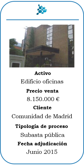 Subasta edificio oficinas en Madrid 