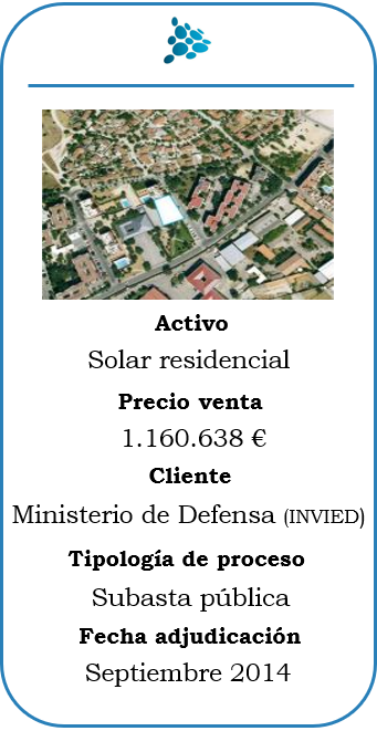 Subasta solar residencial en Madrid