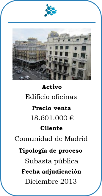 Subasta edificio oficinas en Madrid 