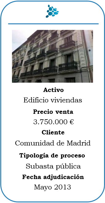 Subasta edificio viviendas en Madrid