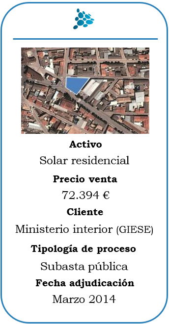 Subasta solar residencial en Cuenca 