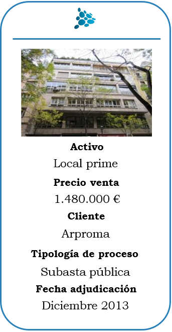 Subasta local prime en Madrid