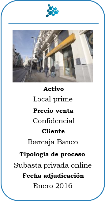 Subasta local prime en Madrid